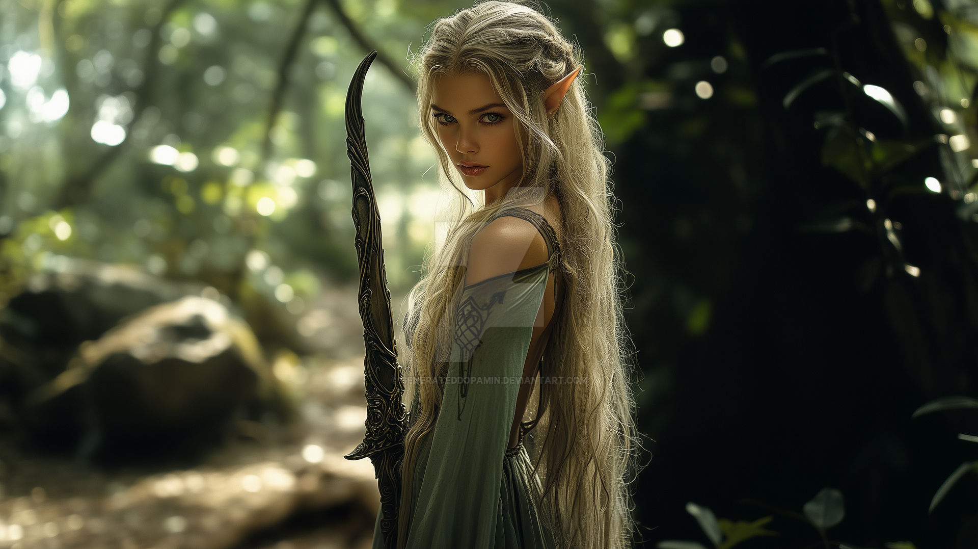 Buff Elf Portrait Elf Portrait Generated July by GeneratedDopamin on DeviantArt