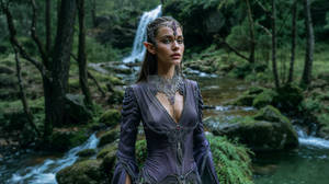 Elf Portrait Generated February 26