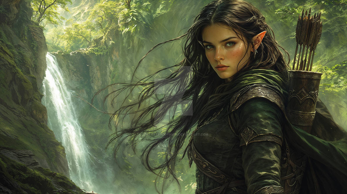 Buff Elf Portrait Elf Portrait Generated April 26 by GeneratedDopamin on DeviantArt