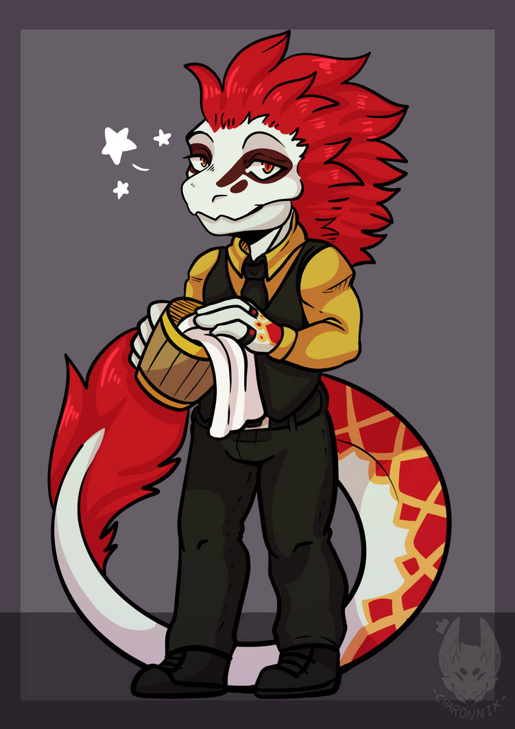 Bar lizard by CharonNix on DeviantArt