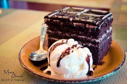 I loved Chocolate-cake and icecream