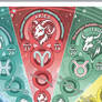 The twelve Signs of the Zodiac