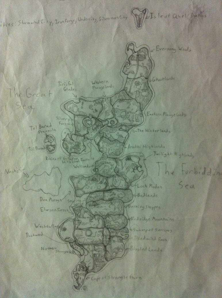 Eastern Rite Map Eastern Kingdoms Map by Skittles-King on DeviantArt