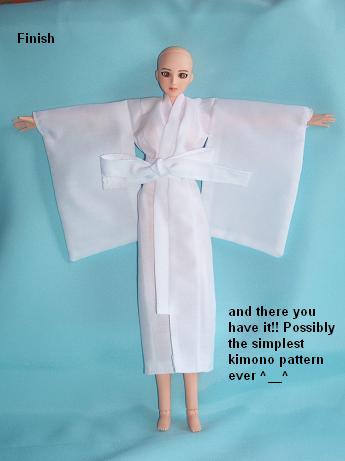 Simple doll kimono tutorial