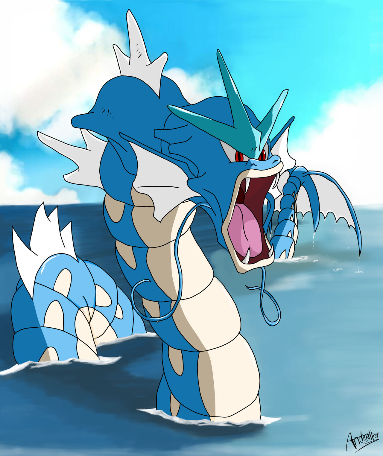 Gyarados by andreswarrior on DeviantArt