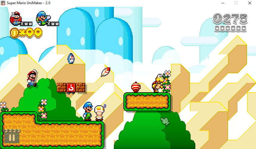 SUPER MARIO MAKER DE PC ! - SUPER MARIO UNIMAKER 