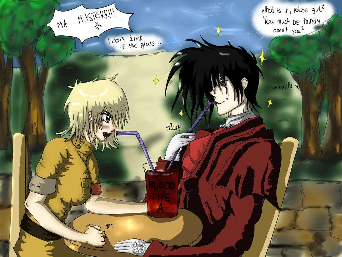 Hellsing fanart  Alucard and Integra by juliastills on DeviantArt