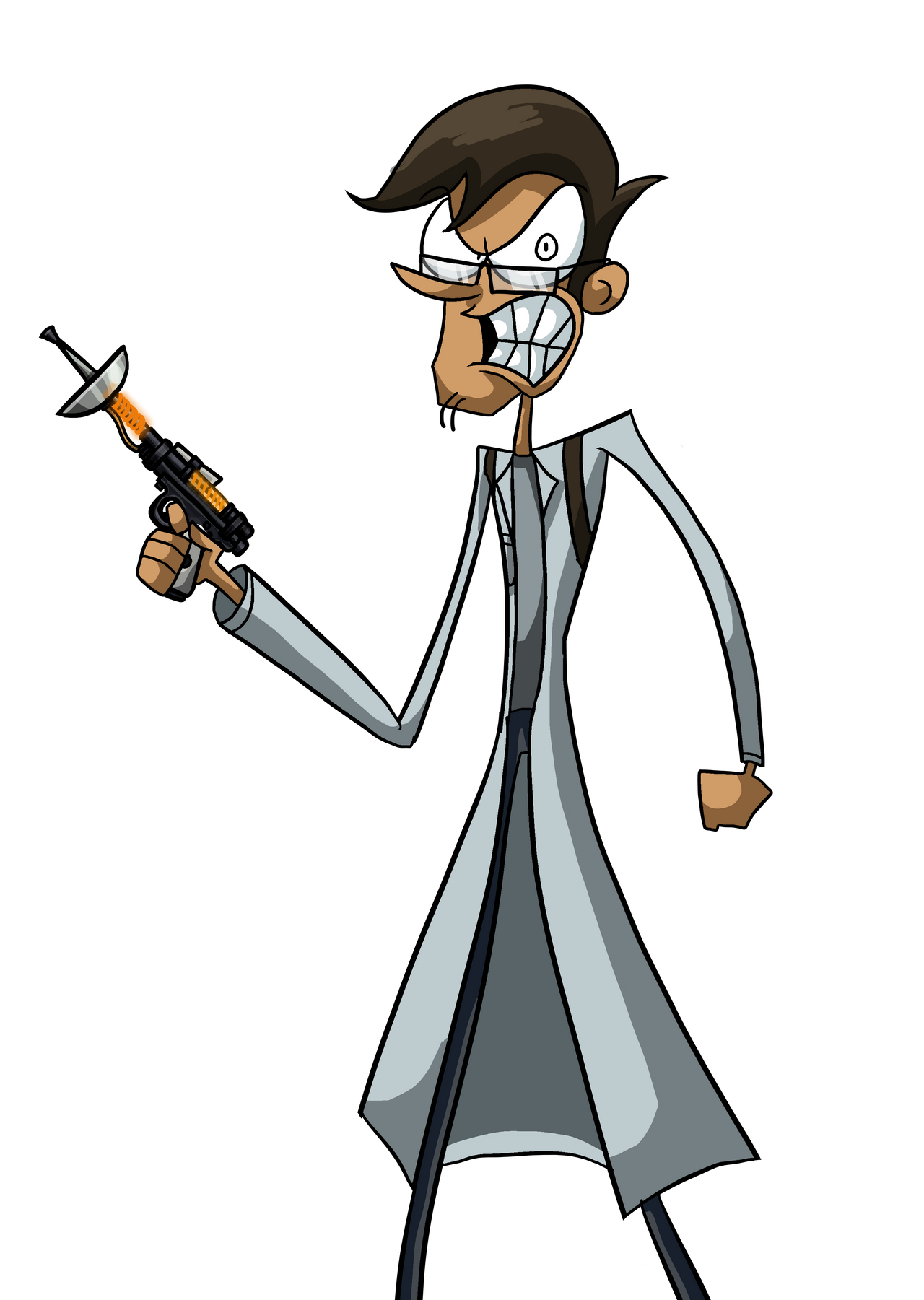 Jingry Mad Darren With Gun by JingryBluewing on DeviantArt
