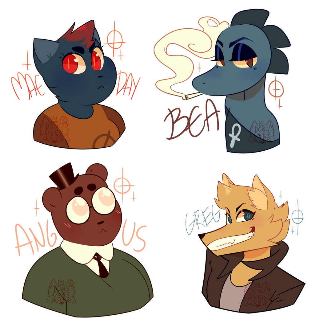 more nitw stickers!! by dongoverlord on DeviantArt