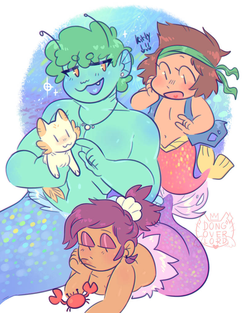 ok ko mermaid au by dongoverlord