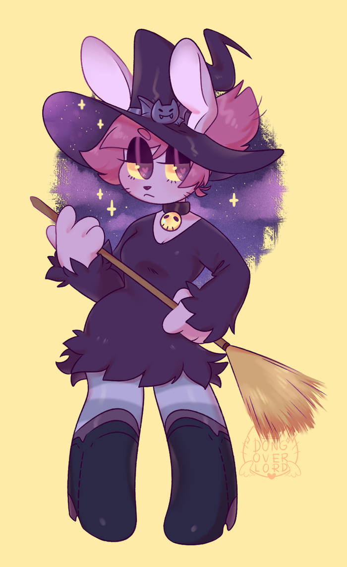 Witch Bunny Enid by dongoverlord