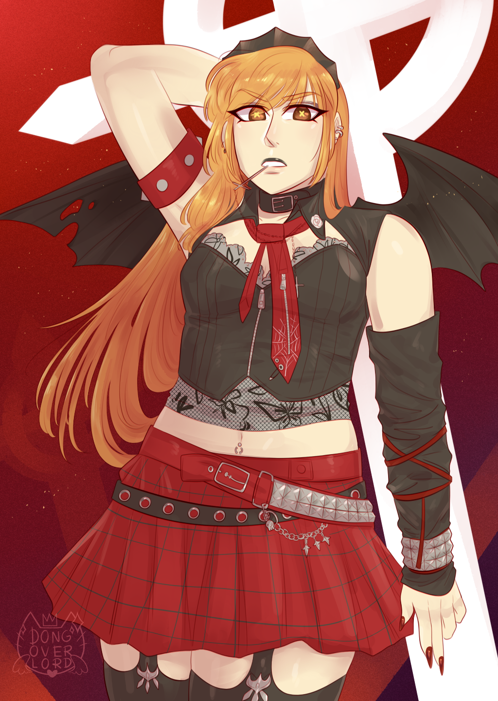 Goth Anime Angel Redraw by dongoverlord on DeviantArt