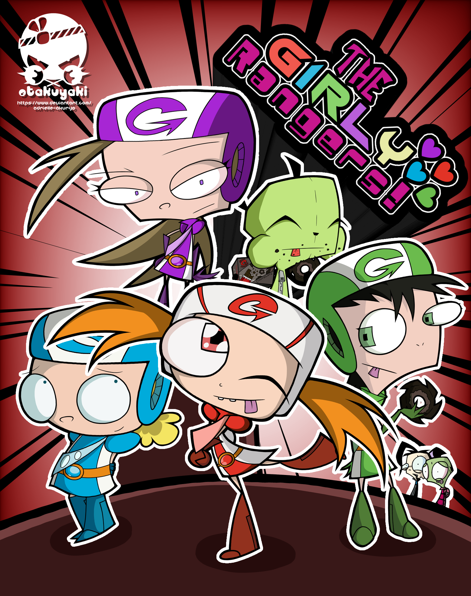 Every Girl Ranger The Girly Rangers by Adrielle-Akuryo on DeviantArt
