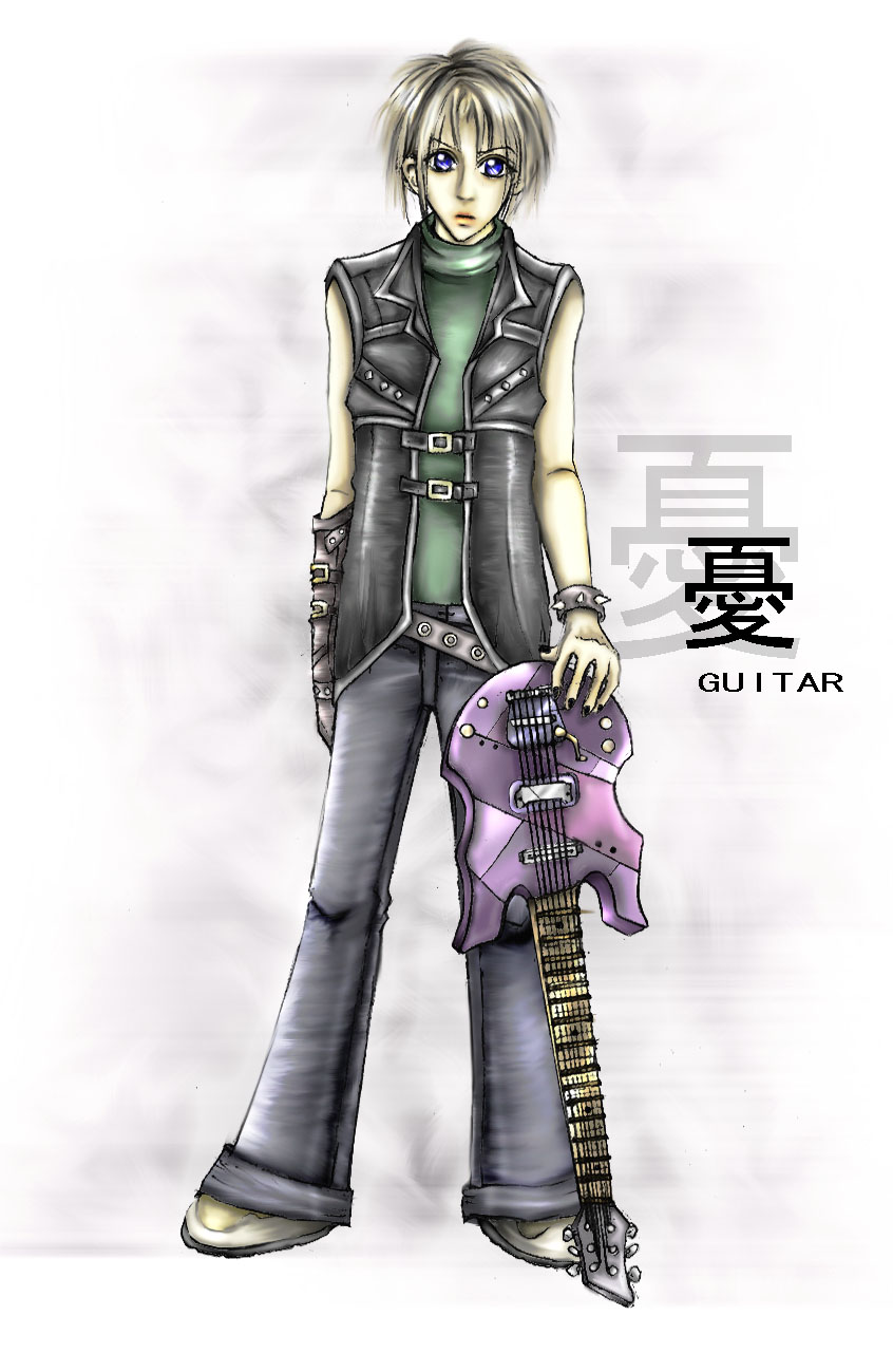 Yuu: guitarist- colored