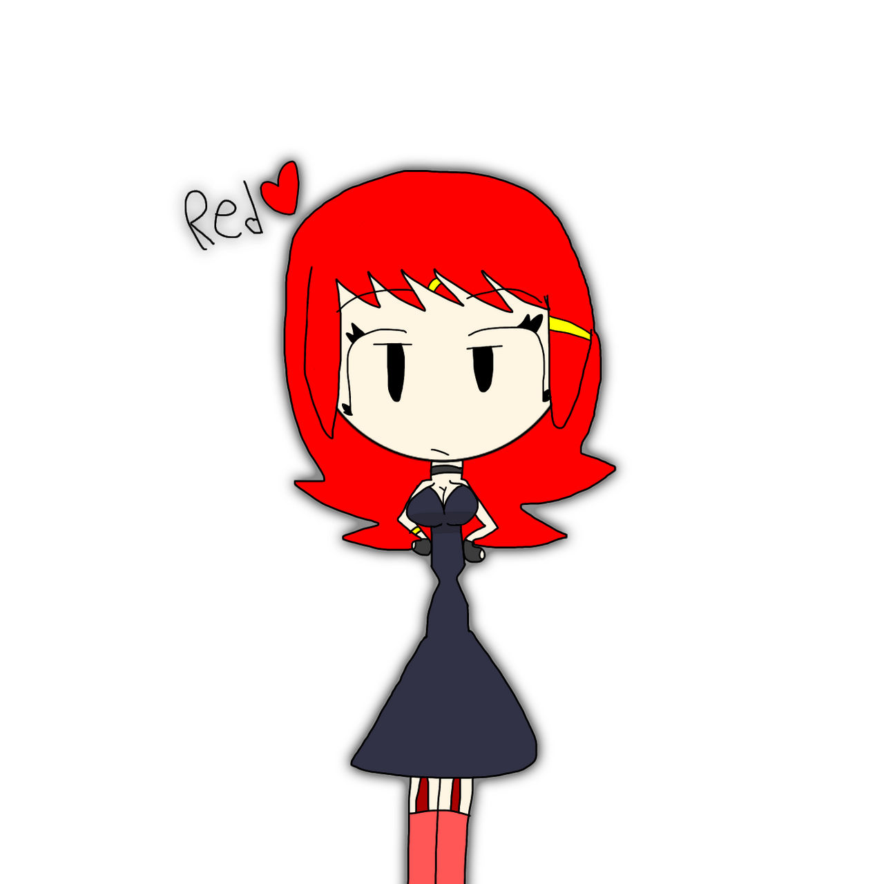 How to draw RED  Roblox Rainbow Friends 
