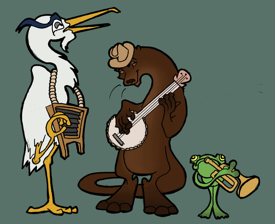 Rusty Rivers Band Rough Concept by SarahRoseKelly on DeviantArt