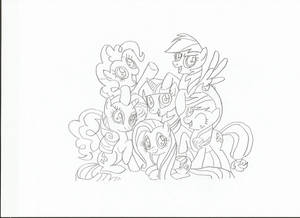 My Little Pony Friendship is magic all 6 mares