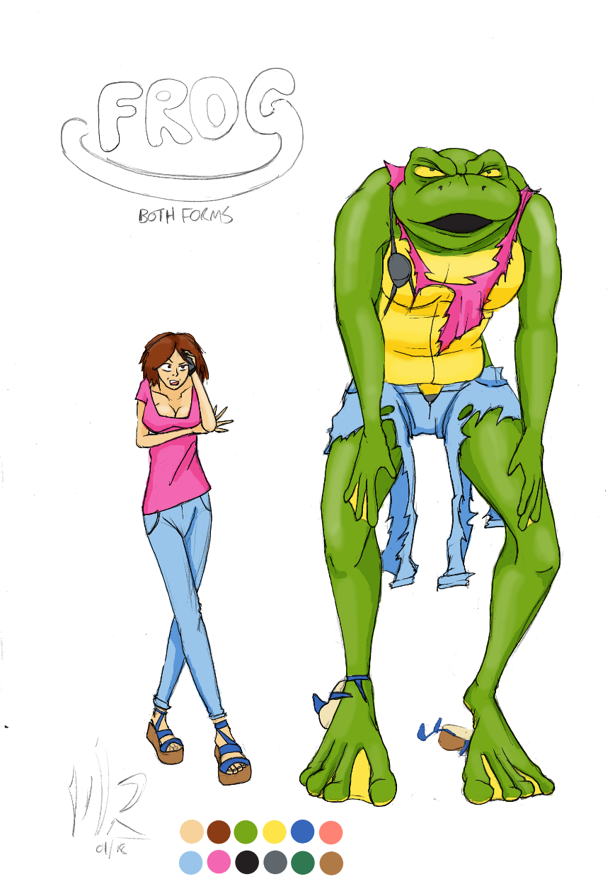 Frog Both Forms by MJRworks on DeviantArt
