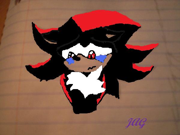 shadow the hedgehog...crying? by sonamy33 on DeviantArt