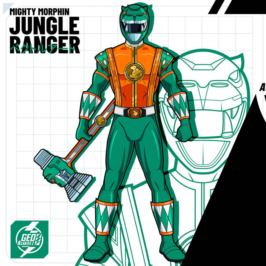 Mighty Morphin Jungle Ranger by HyperDragoonHx on DeviantArt