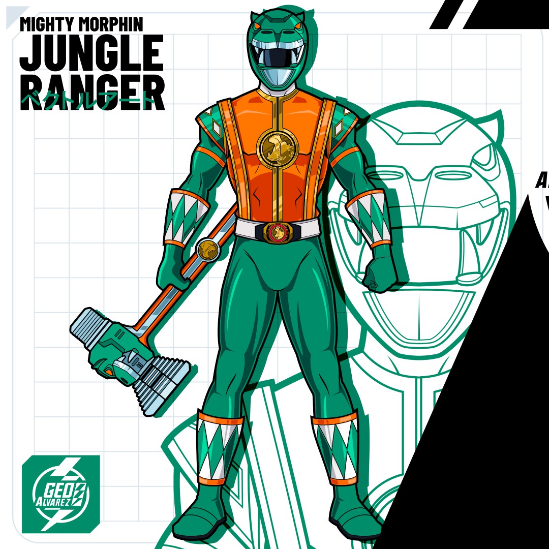 Mighty Morphin Jungle Ranger by HyperDragoonHx on DeviantArt