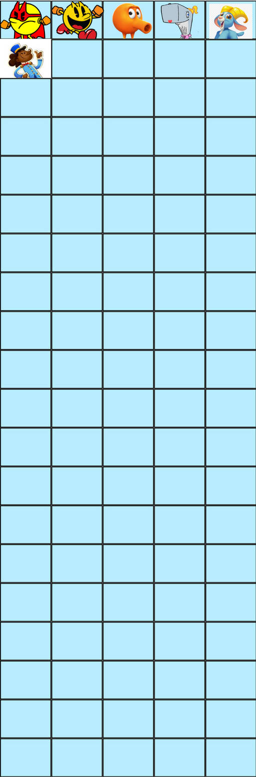 The Ultimate Crossover Character Roster The Player by PecolaFanBlaster ...