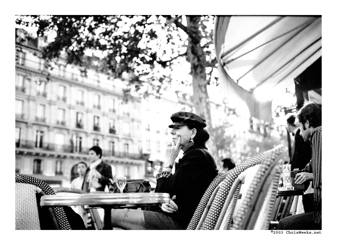 perplexed at the deux magots