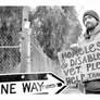 proud homeless guy