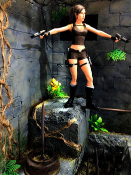 Tomb Raider diorama