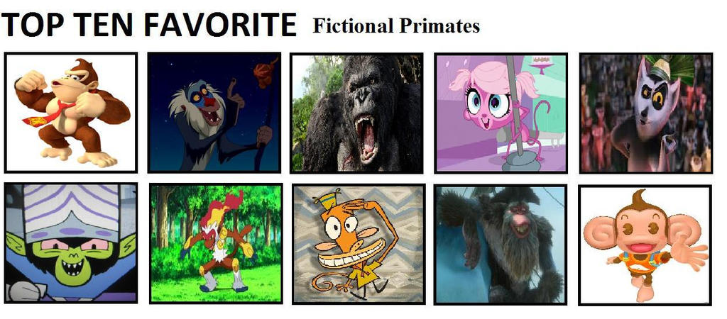 Primated Deviantart Top Ten Fictional Primates by mlp-vs-capcom on DeviantArt
