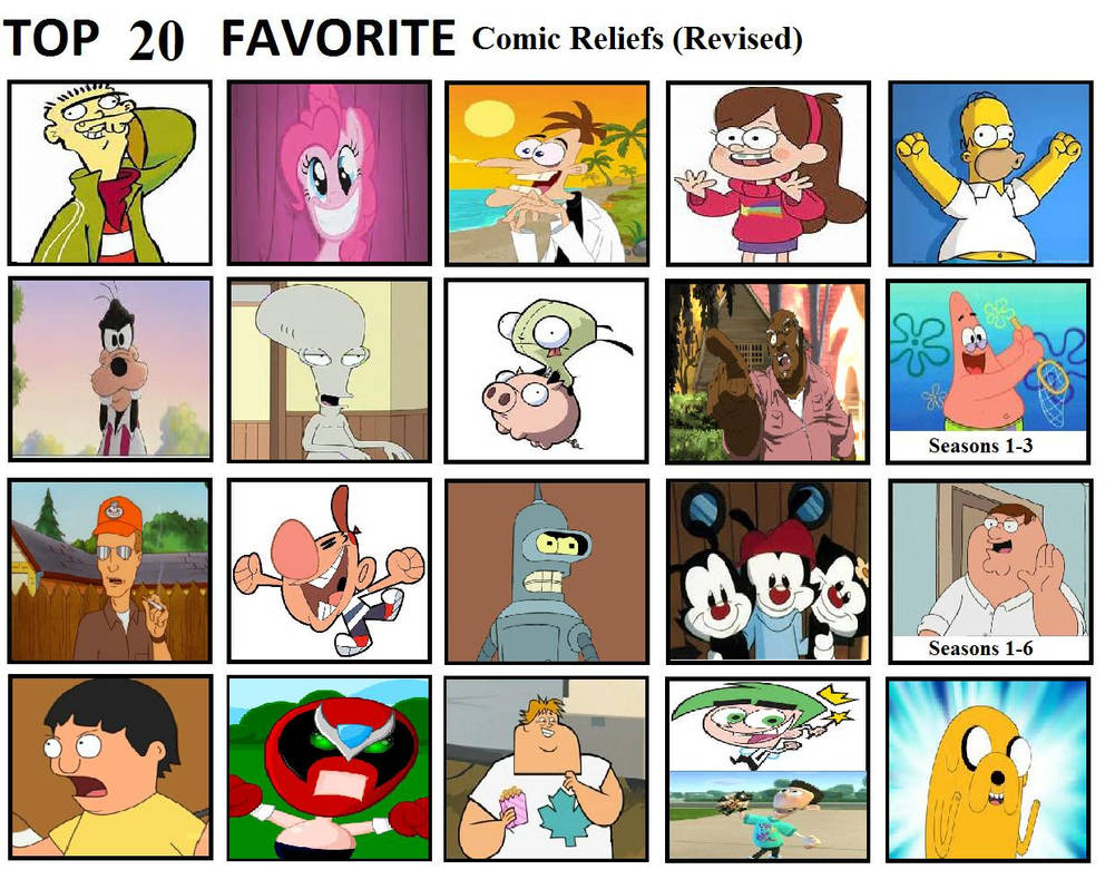 Comic Rerlief Top 20 Comic Reliefs (Revised) by mlp-vs-capcom on DeviantArt