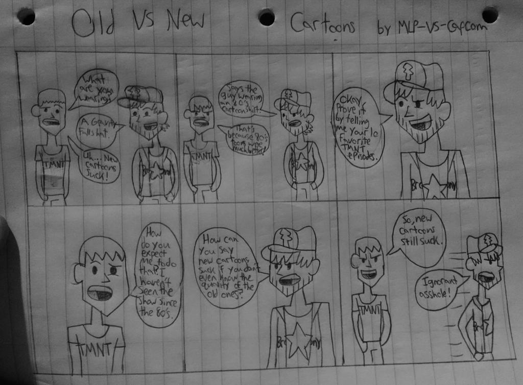 Comic 1: Old Vs New Cartoons by mlp-vs-capcom on DeviantArt