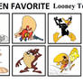 Top Ten Favorite Looney Tunes Characters