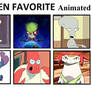 Top Ten Favorite Animated Aliens