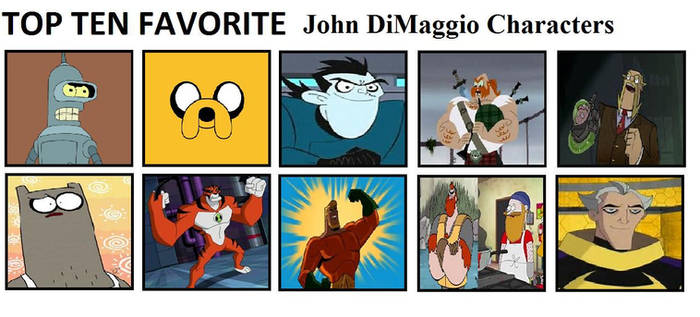 Top Ten Favorite John DiMaggio Characters