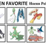 Top 10 Favorite Hoenn Pokemon