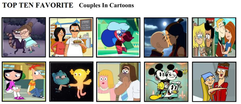 Top Ten Favorite Couples In Cartoons by mlp-vs-capcom on DeviantArt