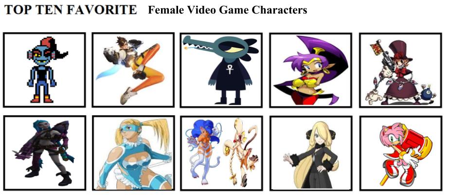 The Best Female Characters in Video Games Survey