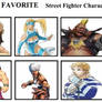 Top Ten Favorite Street Fighter Characters