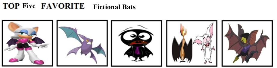 Top 5 Favorite Fictional Bats by mlp-vs-capcom on DeviantArt