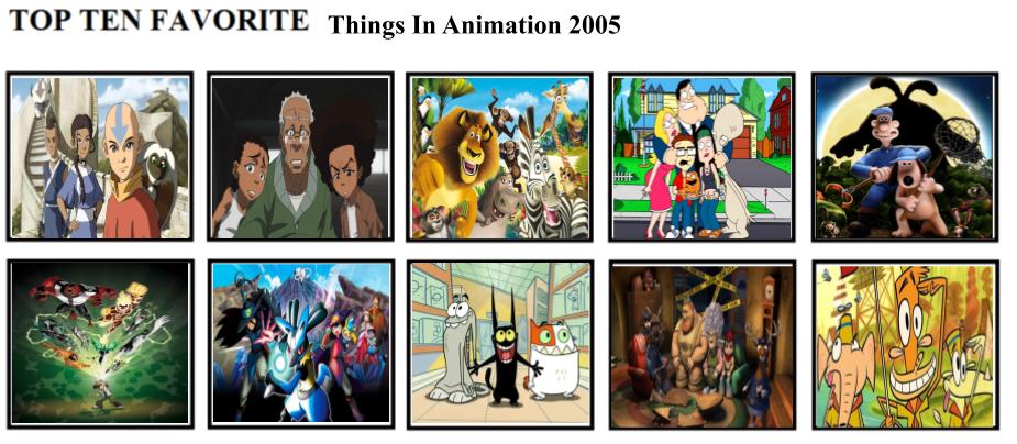 Top Ten Favorite Things In Animation 2005 by mlp-vs-capcom on DeviantArt Top Ten Favorite Things In Animation 2005 by mlp-vs-capcom on DeviantArt