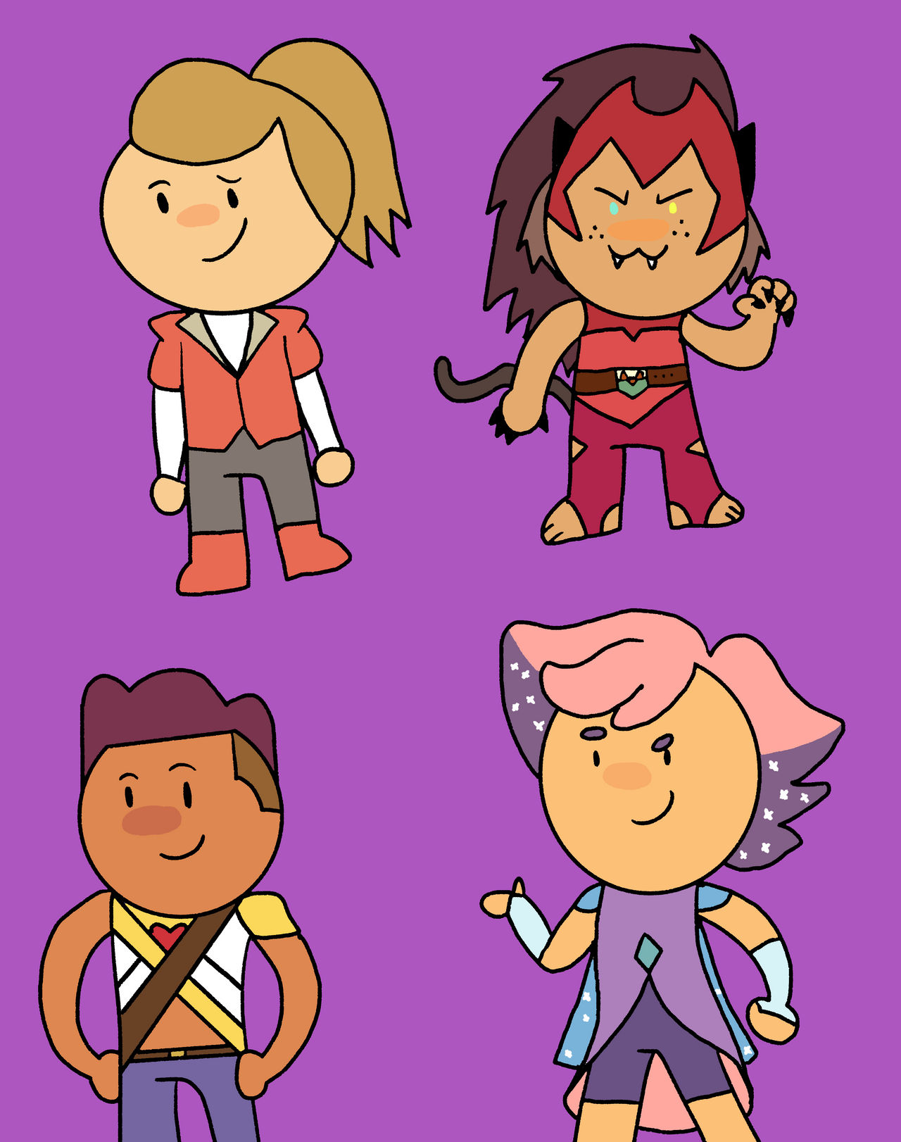 Chibi Ra Chibi She-Ra Characters by mlp-vs-capcom on DeviantArt