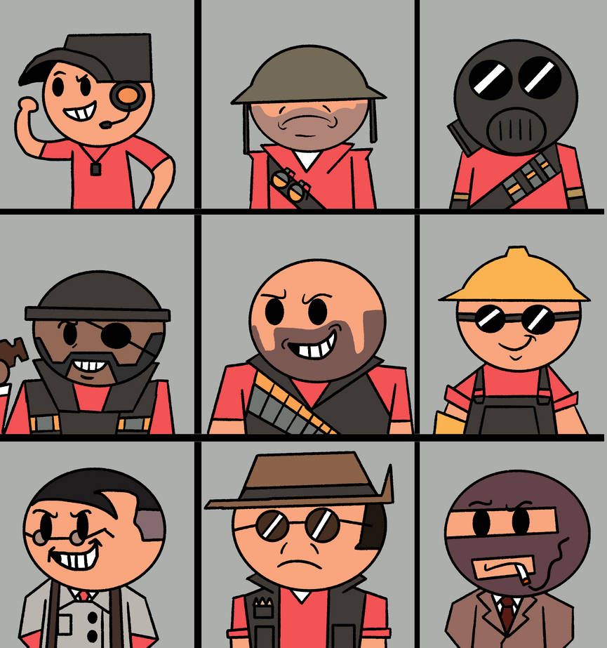 Chibi Team Fortress 2 By Mlp vs capcom On DeviantArt chibi-team-fortress-2-by-mlp-vs-capcom-on-deviantart