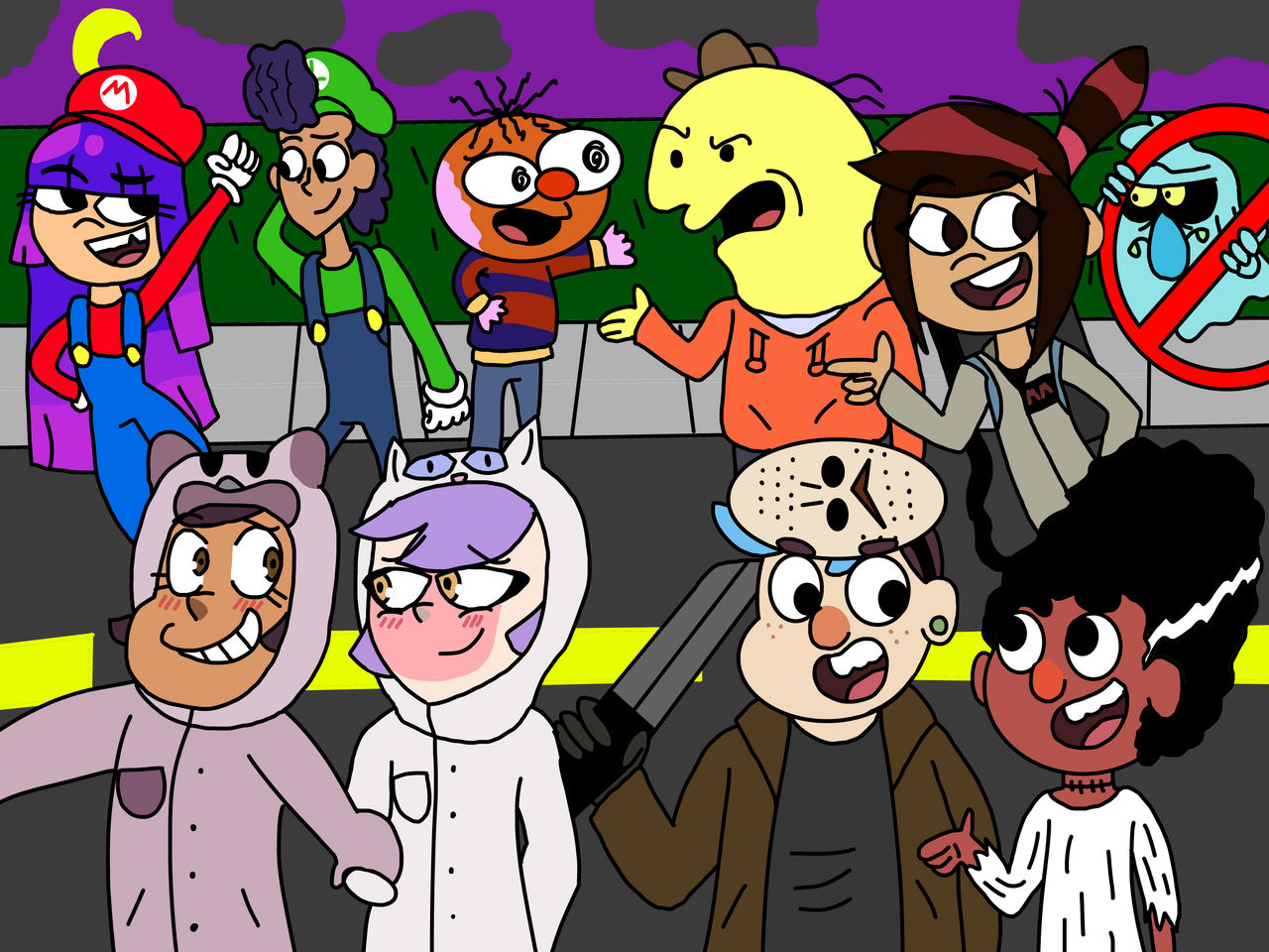 Cartoon Halloween by mlp-vs-capcom on DeviantArt