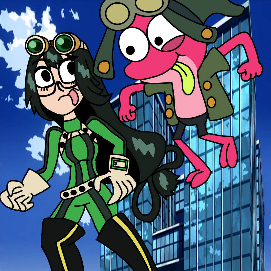 Tsuyu Asui and Sprig by mlp-vs-capcom on DeviantArt