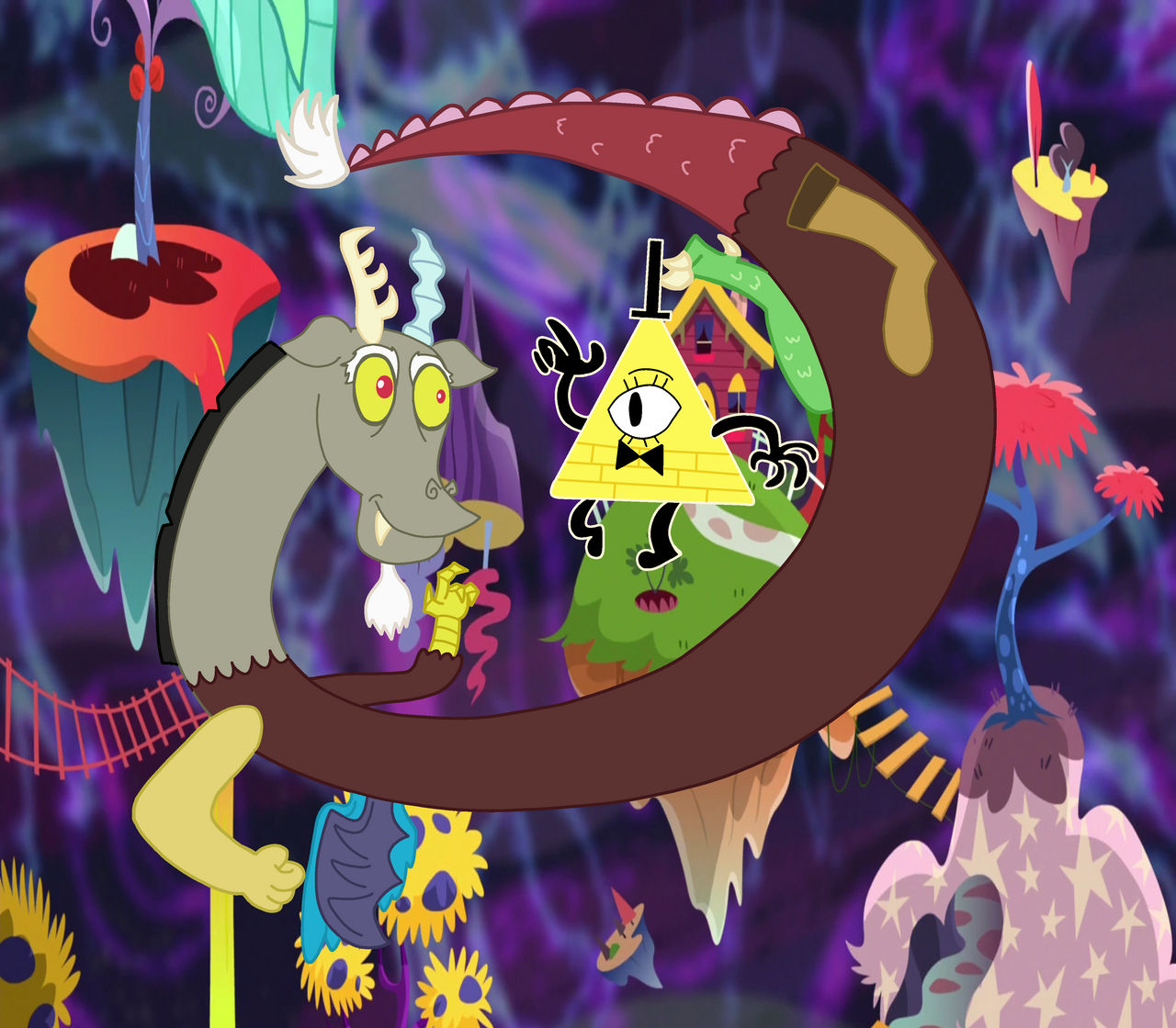 Discord VS Bill Cipher by mlp-vs-capcom on DeviantArt