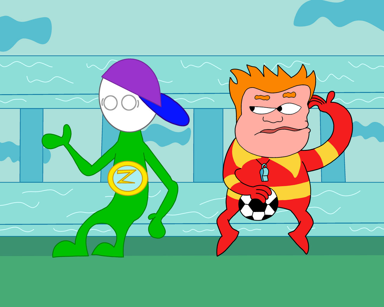 Mlp Coach Coach Z And Coach Mcguirk by mlp-vs-capcom on DeviantArt