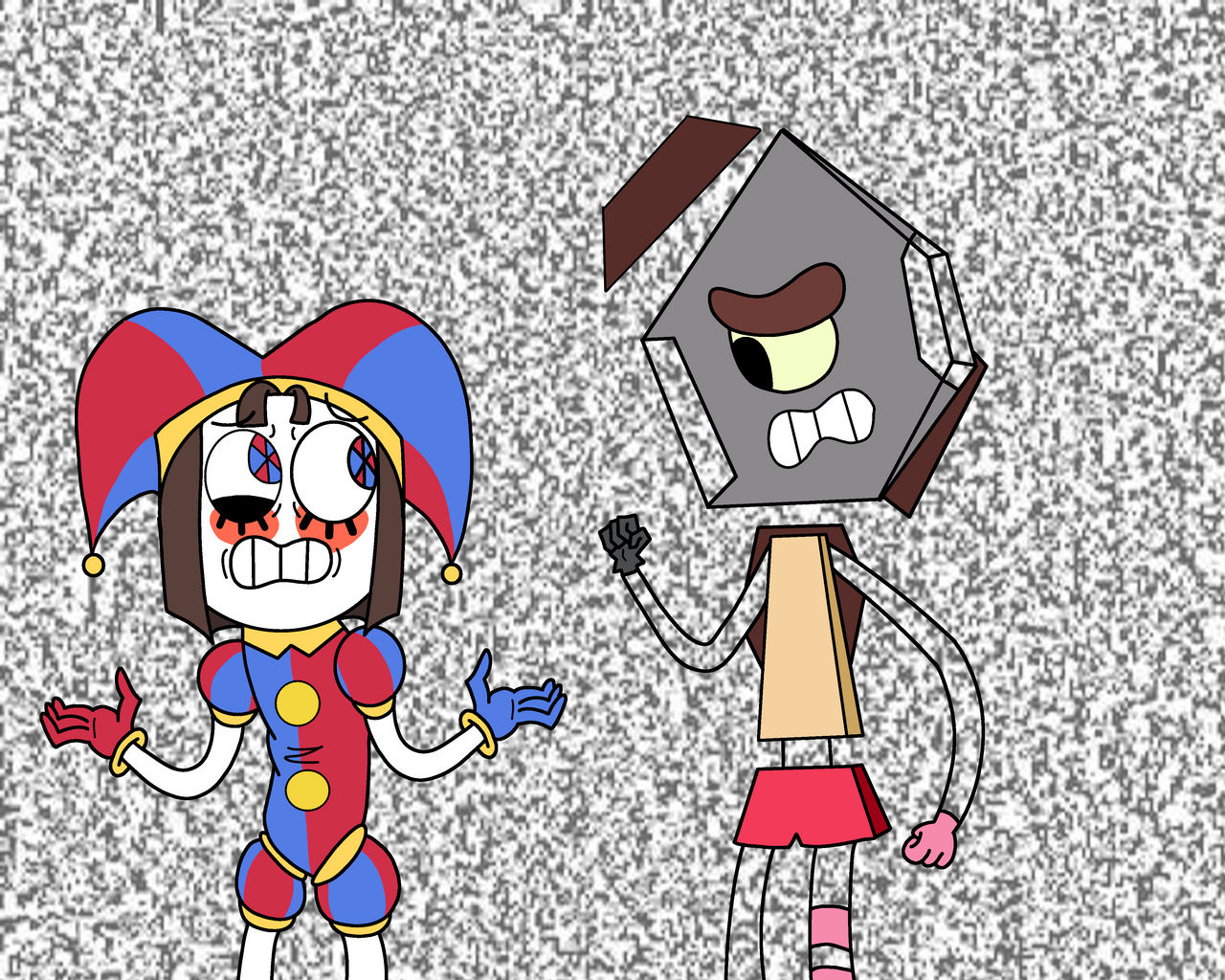 Mlp Rob Pomni And Rob by mlp-vs-capcom on DeviantArt