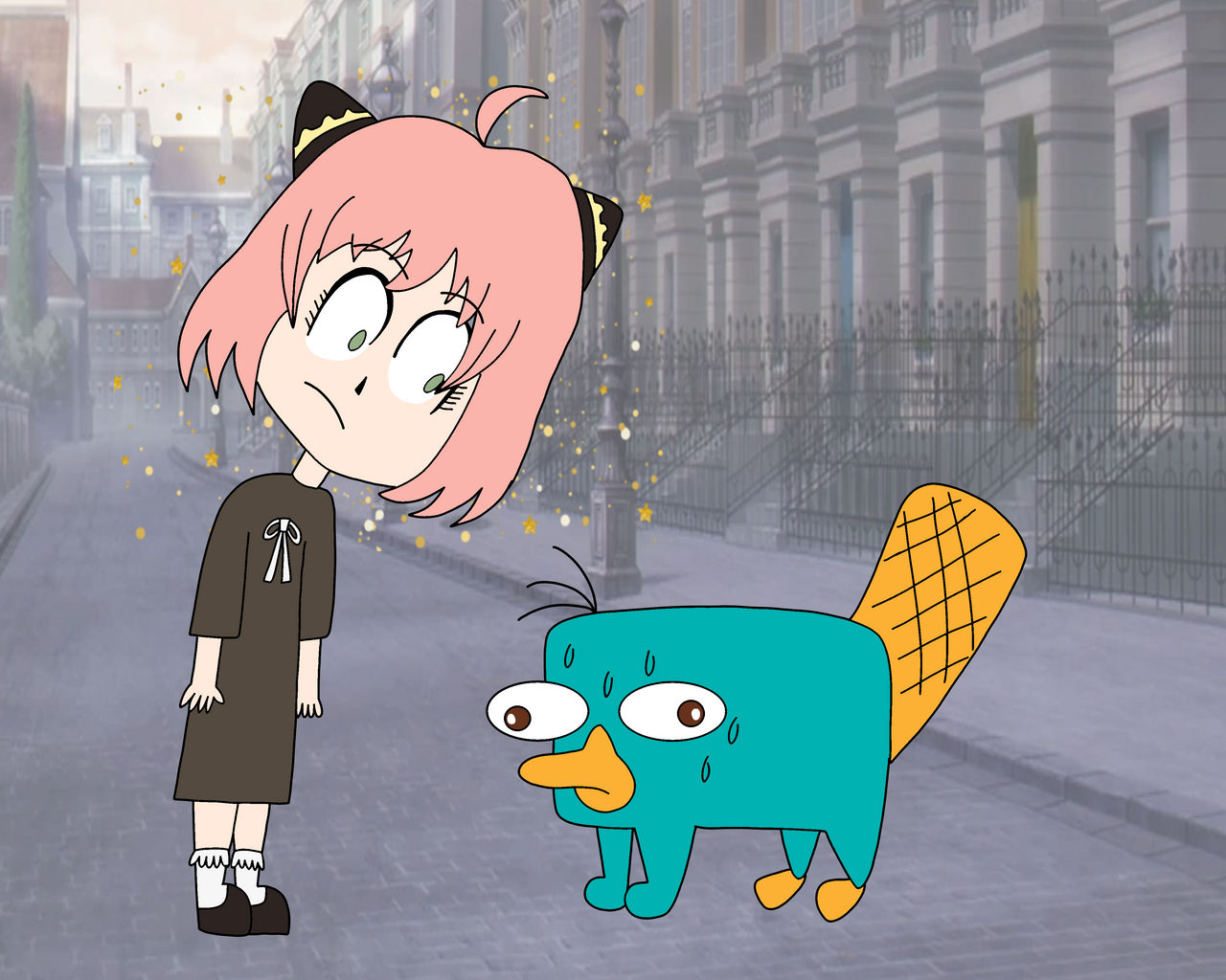 Anya And Perry by mlp-vs-capcom on DeviantArt