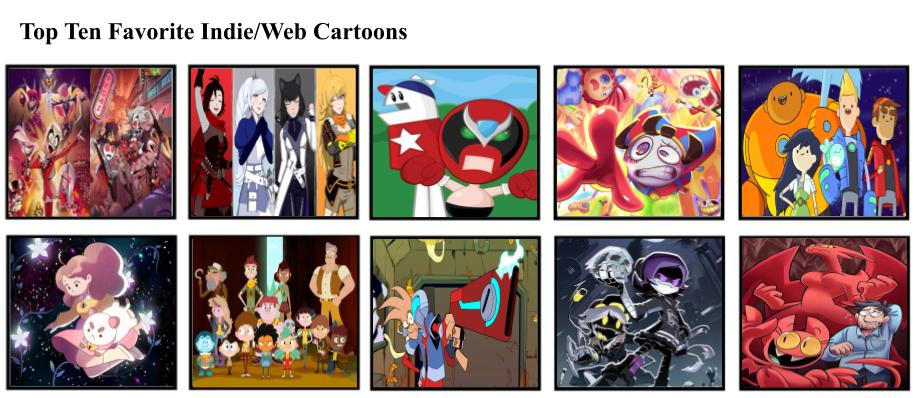 Top Ten Favorite Indie/Web Cartoons by mlp-vs-capcom on DeviantArt